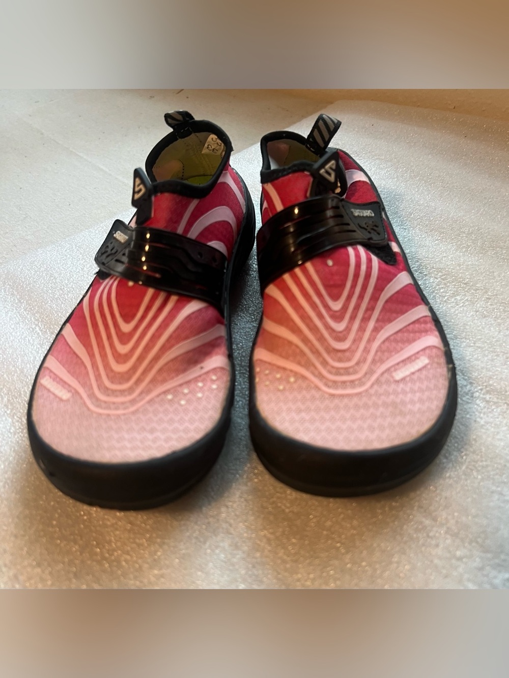 Kids Pink Water Shoes – Lightweight Slip-On Swim Shoes